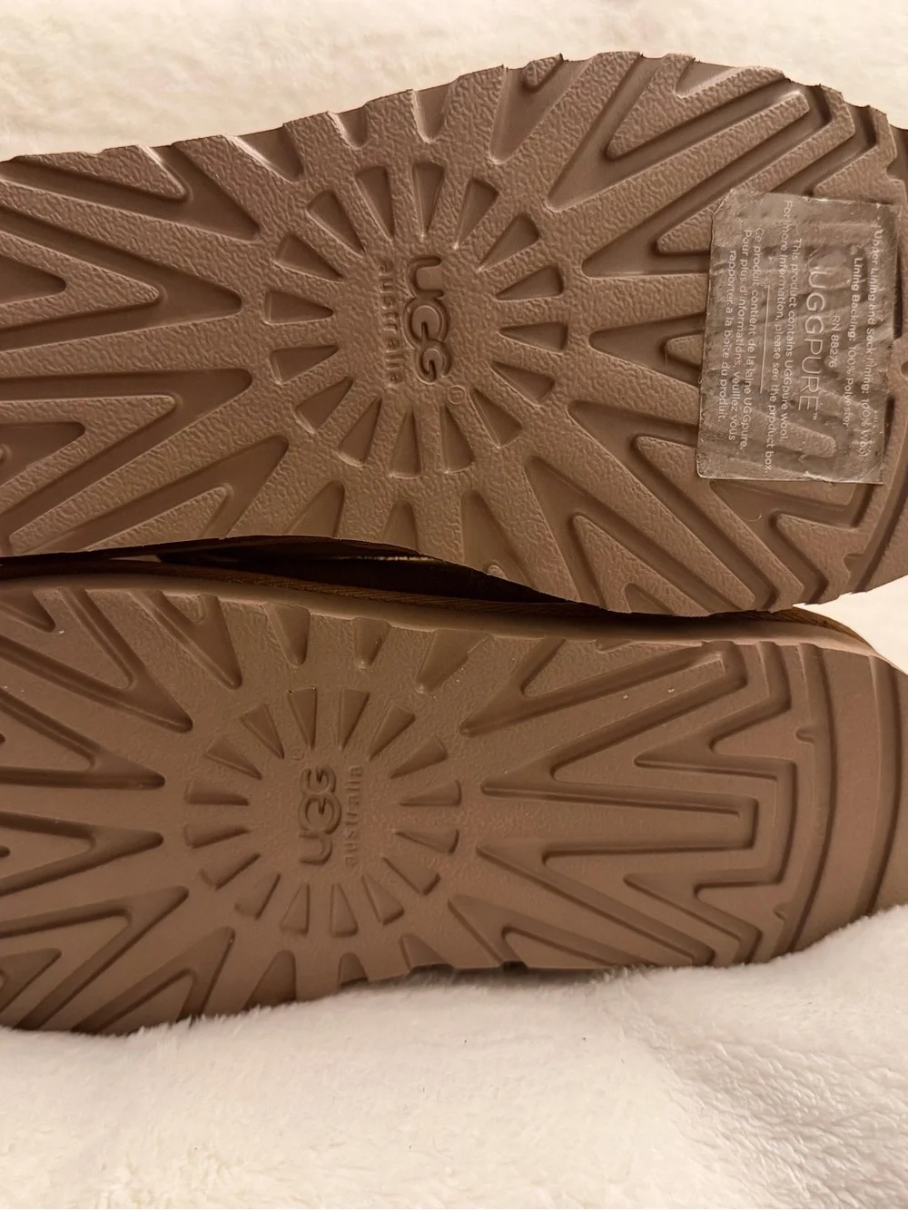 UGG Australia Juliette Chestnut Suede Floral Embroidered Boots Women's 7